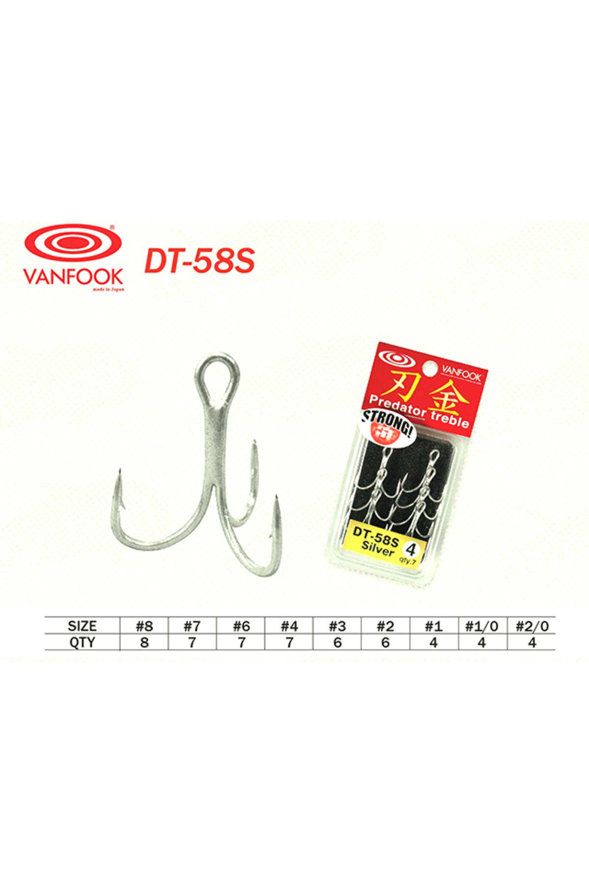 Ancore Vanfook DT-58S Predator Treble #2 [2]