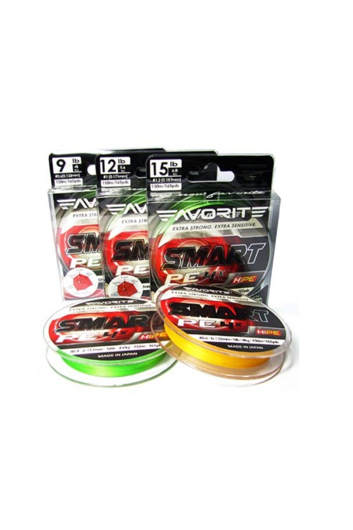 Fir textil Favorite Smart PE 4X Fluo Orange 150m # 2.5 / 0.270mm / 30lb [1]