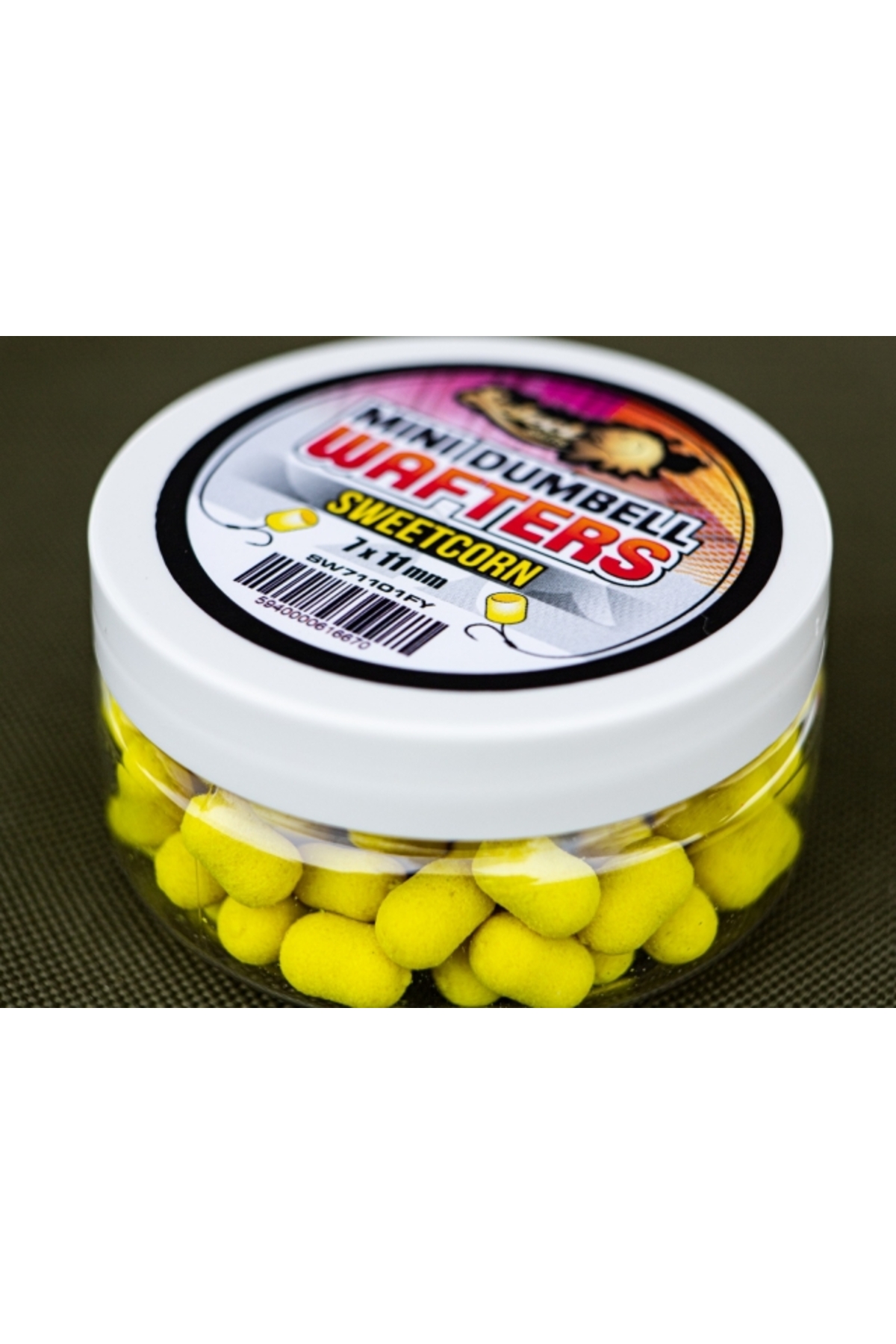 Select Baits Mini Dumbells Wafters Sweetcorn 7 x 11mm 7 x 11mm [2]