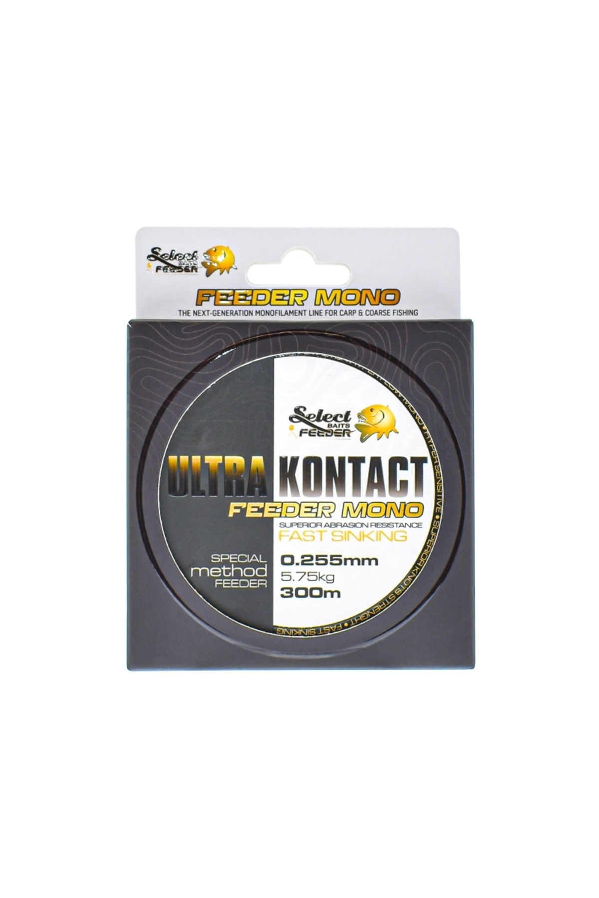 Fir monofilament Select Baits Ultra KOntact Feeder Mono Camo 300m 0.230mm - 4.30kg [1]