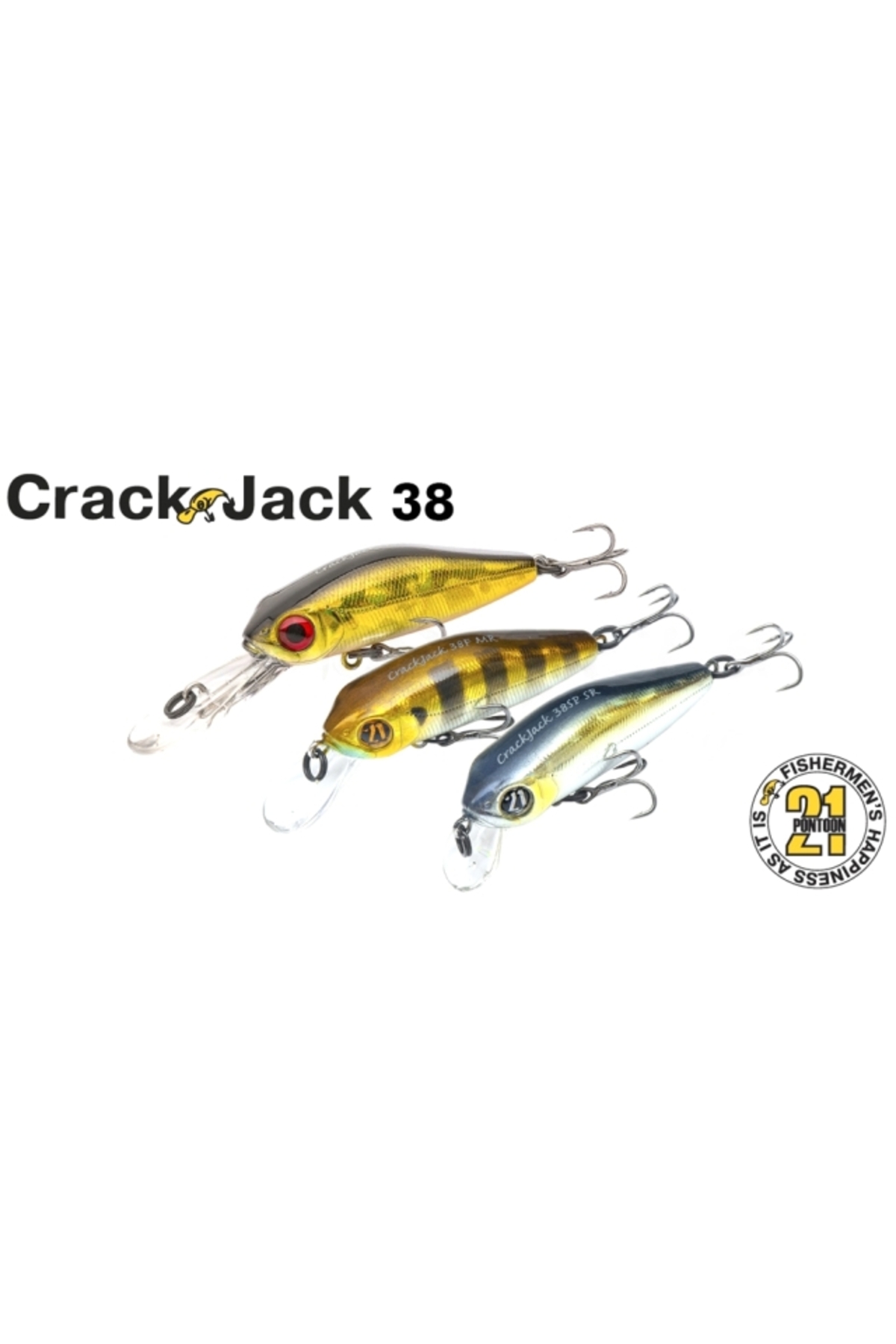 Vobler Pontoon21 Crack Jack 38F-DR 3.8cm 2.5g R45 F 3.8cm 2.5g R45 [1]