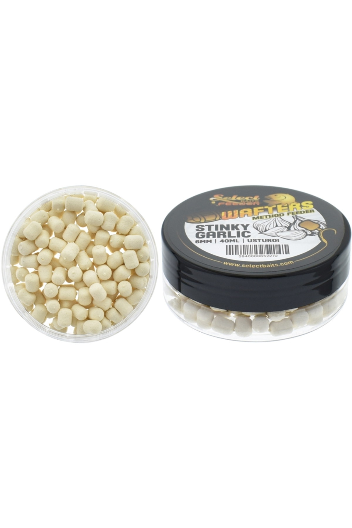 Pescuit si vanatoare - Momeli critic echilibrate Select Baits Method Feeder Wafters Stinky Garlic 8mm