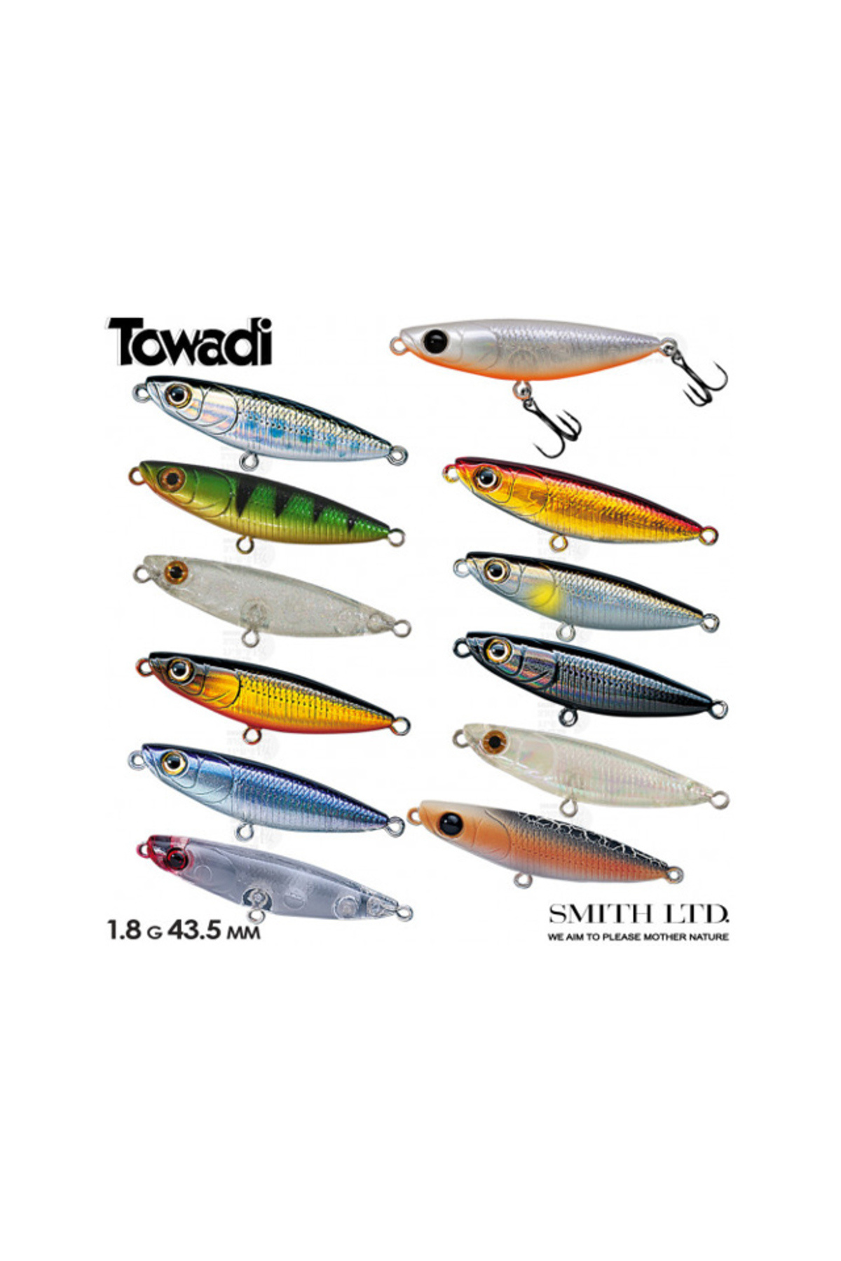 Vobler Smith Towadi 43.5mm 1.8g #15 F 43.5mm 1.8g #15 [1]