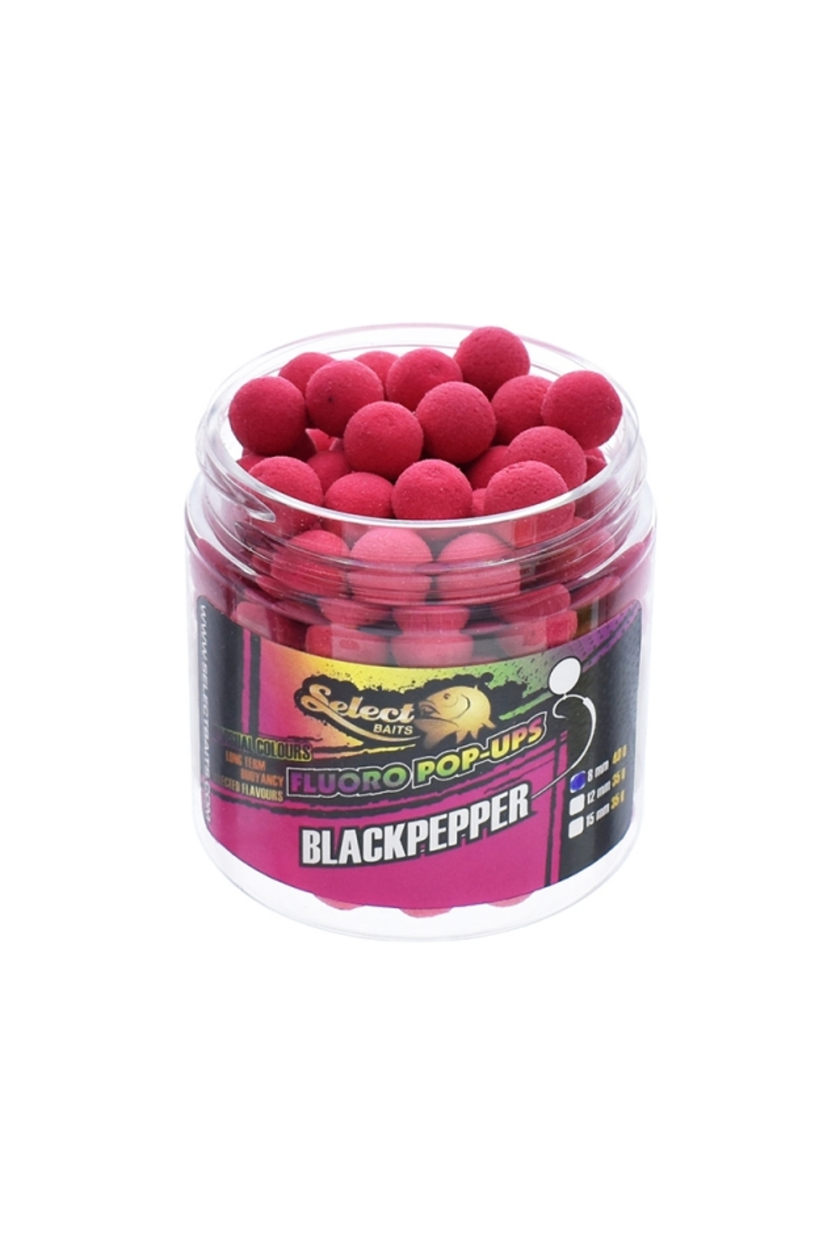 Nălucă - Select Baits pop-up micro Black Pepper 8mm 8mm