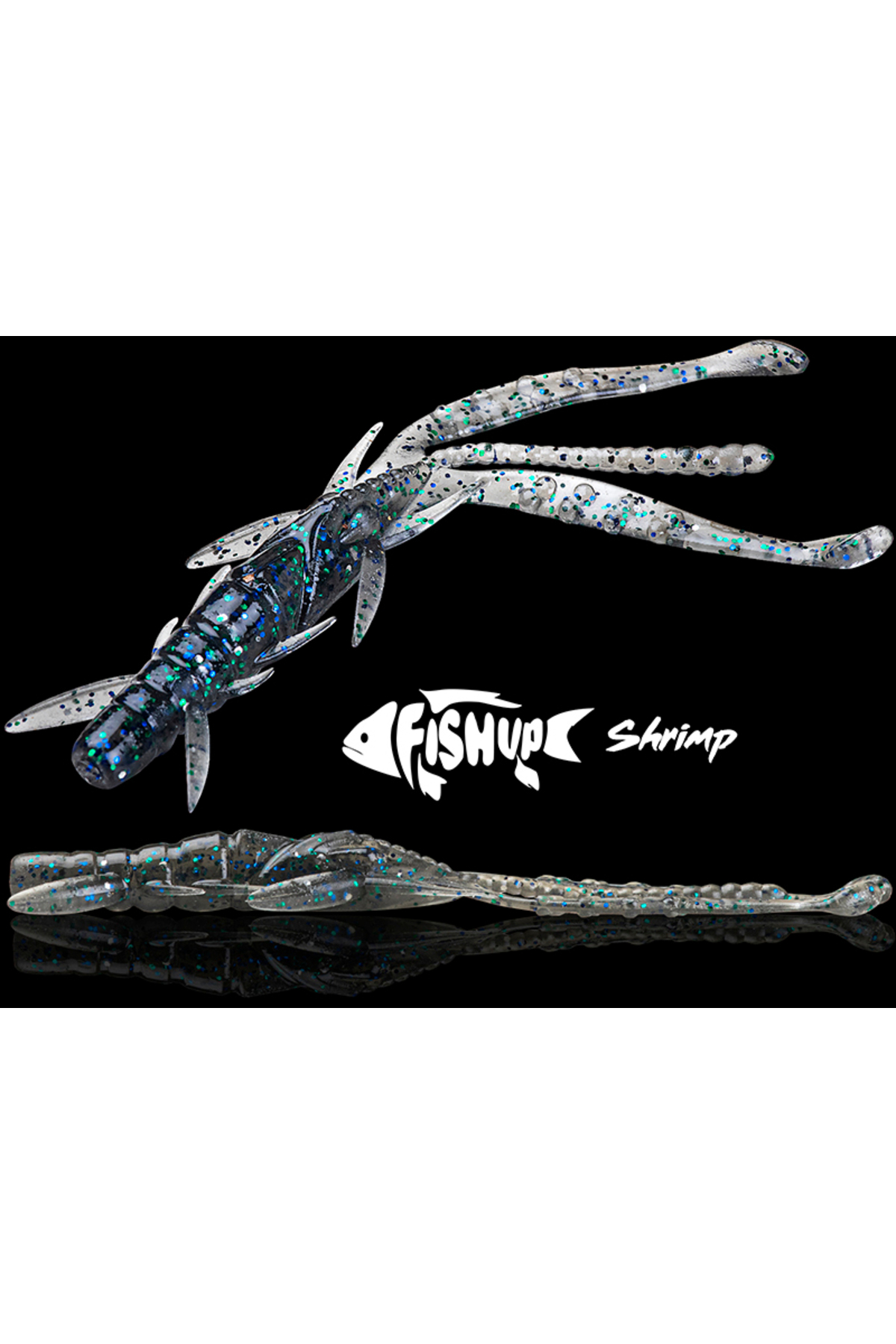 FishUp Shrimp 7.6cm #074 Green Pumpkin Seed 7.6cm #074 Green Pumpkin Seed [1]