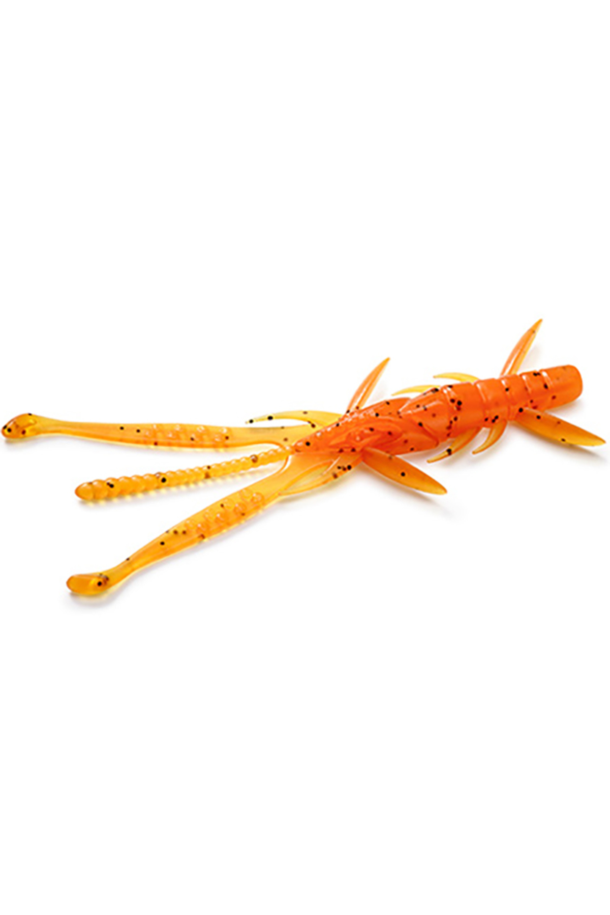 Nălucă - FishUp Shrimp 7.6cm #049 Orange Pumpkin Black 7.6cm #049 Orange Pumpkin Black