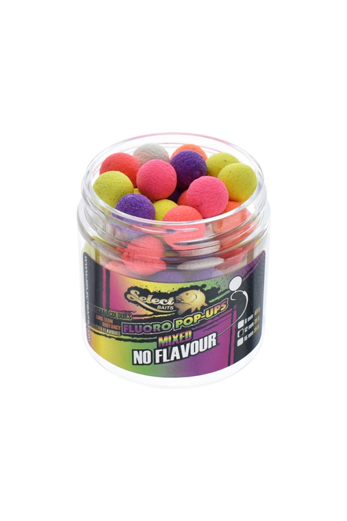 Nălucă - Select Baits pop-up Mixed Fluro No Flavour 12mm