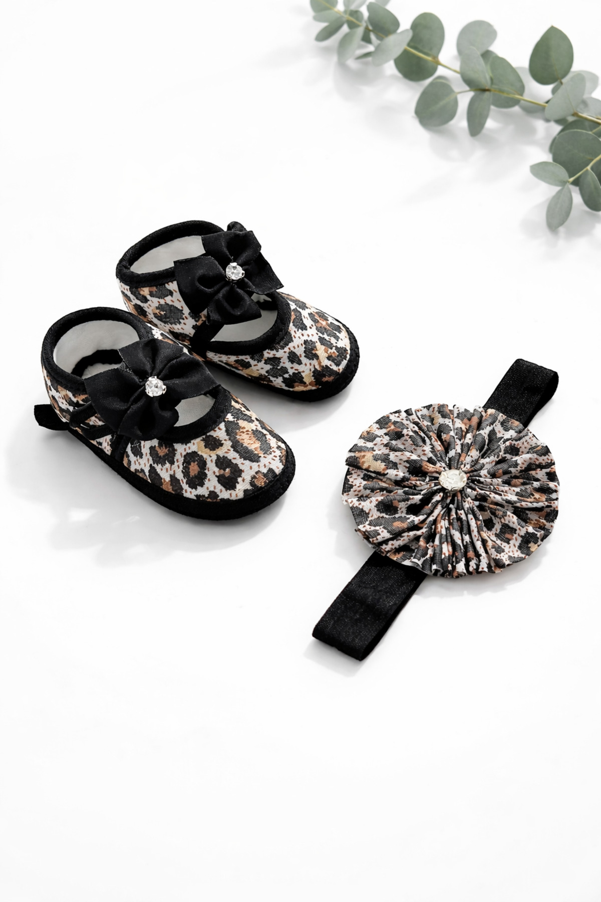 Baby Girl Bandana Booties Shoe Set Gift