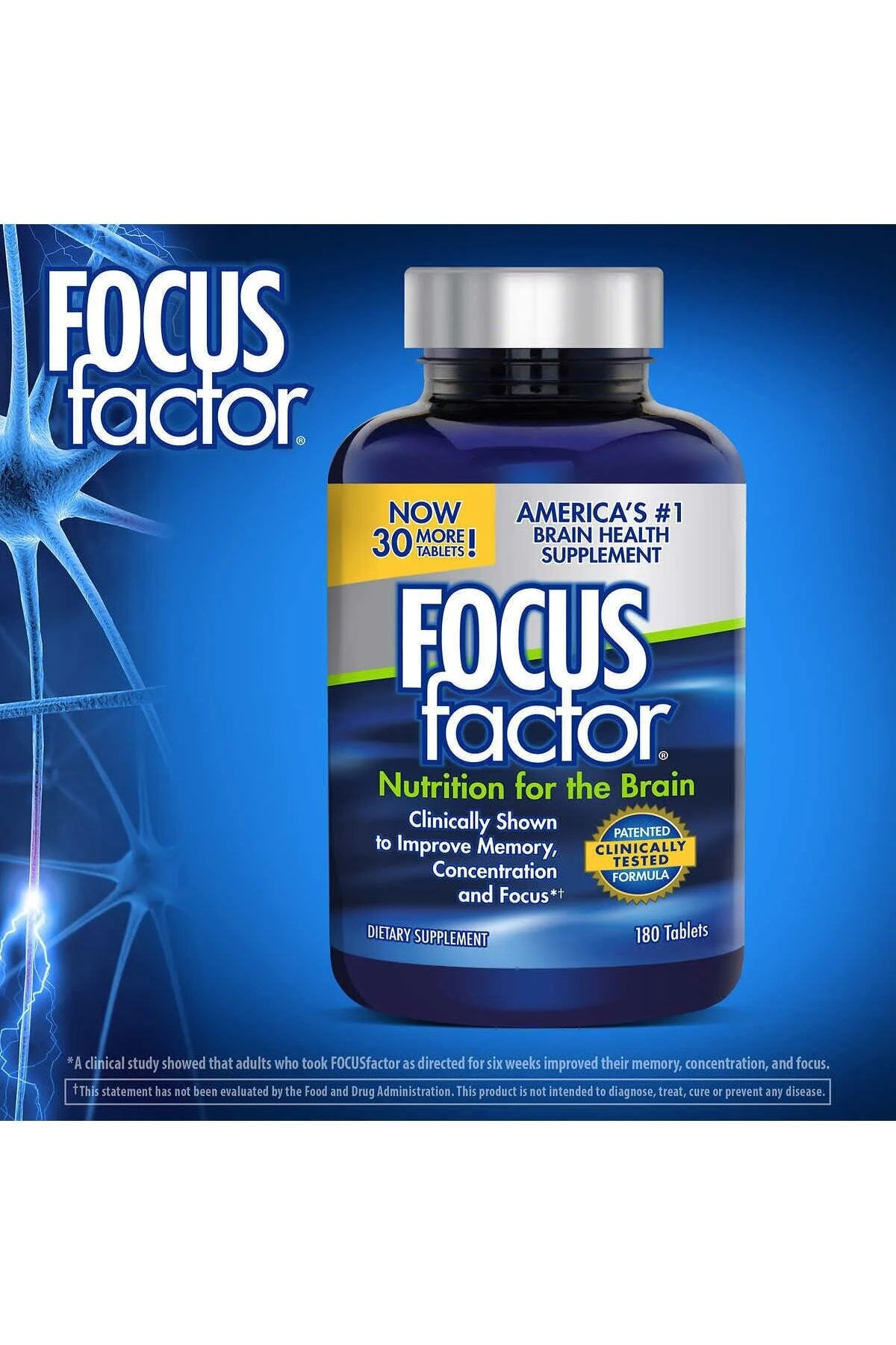 Focus Factor 180 Tablet Nutrition For The Brain - Fiyatı, Yorumları