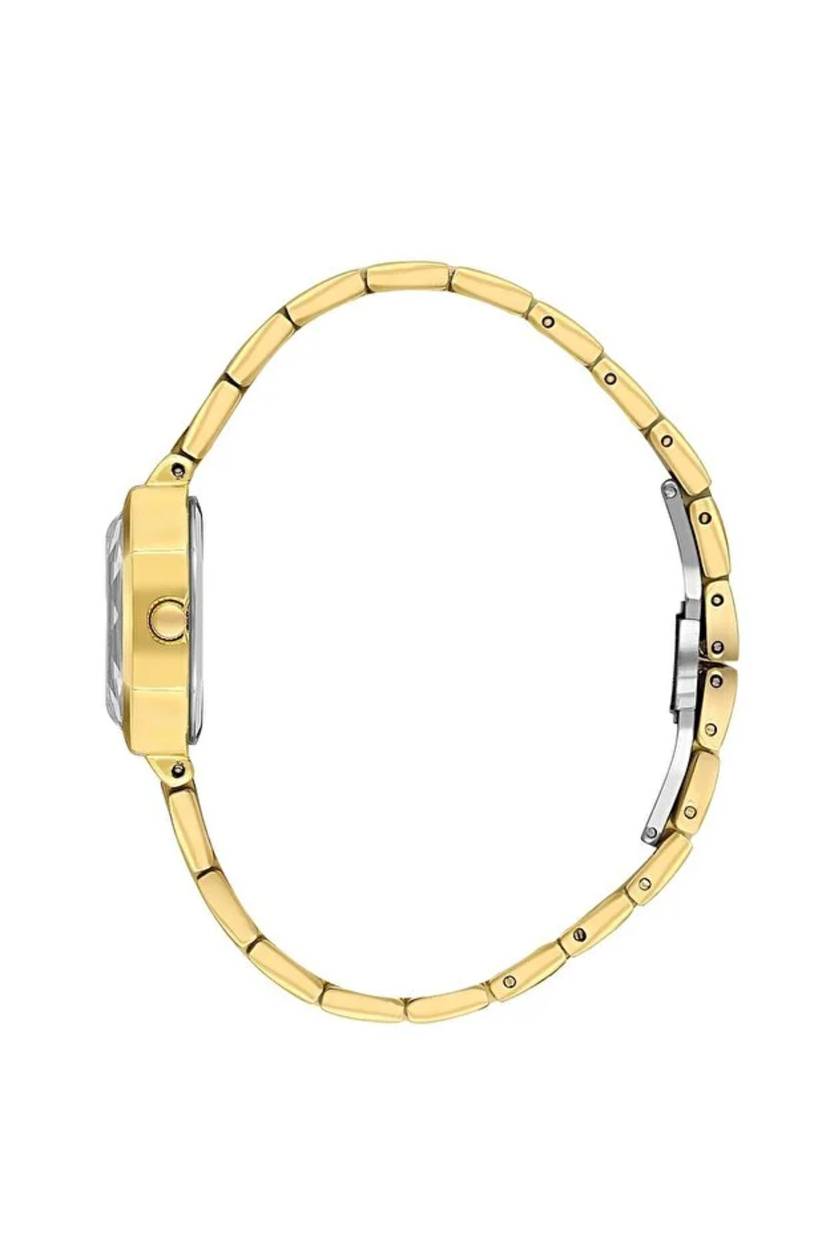 Daniel Klein Kadın Gold Metal Kordon Beyaz Kadran Modern Kasa Kol Saati 2 Yıl Garantili görsel 5