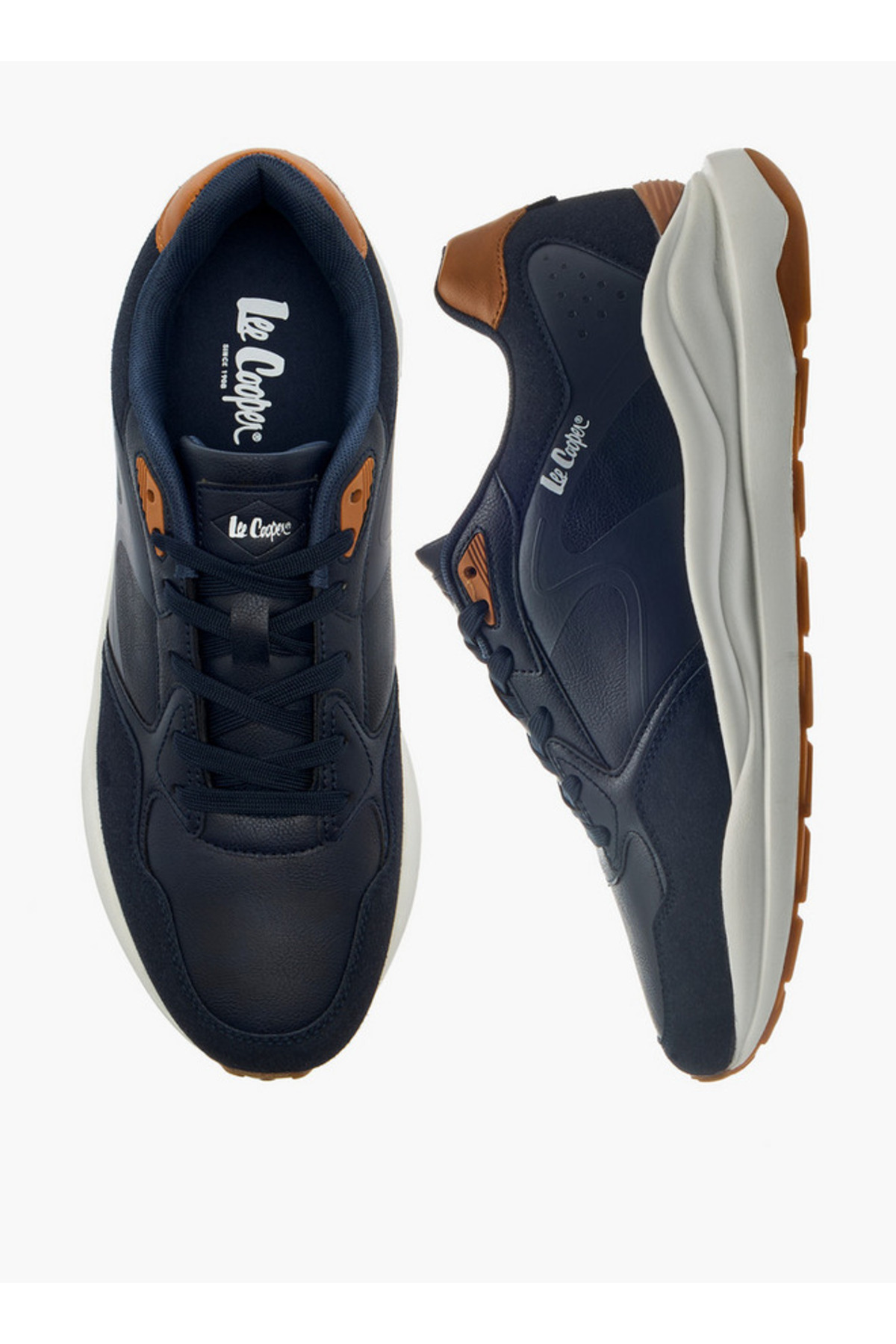 Lee Cooper Men Lace-Up Ortholite Ankle Sneakers