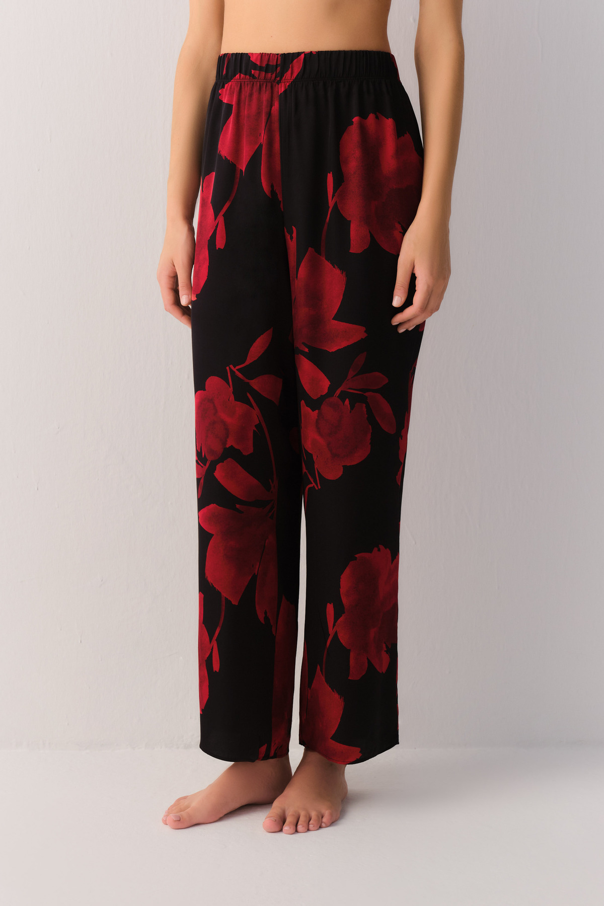 SUWEN Seductive Satin Pantolon görsel 3