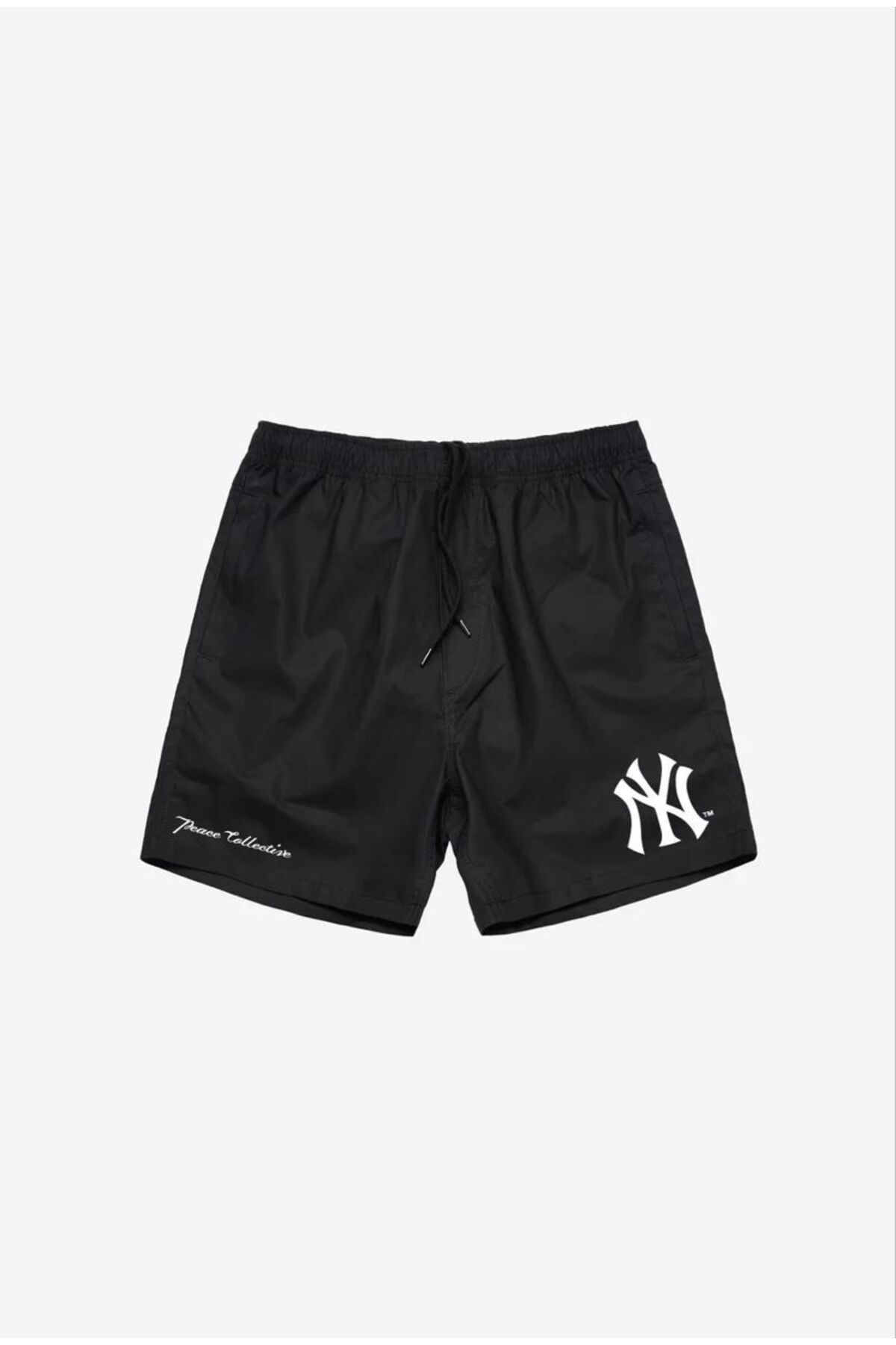 classy moda Black Shorts Printed Comfortable Fit Elastic Waist Daily Sports Summer Wear