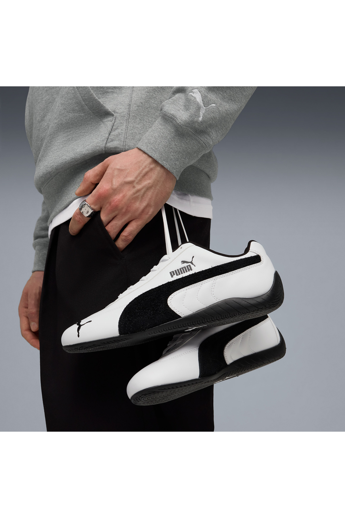 Puma Speedcat Leather Unisex Beyaz Spor Ayakkabı görsel 8