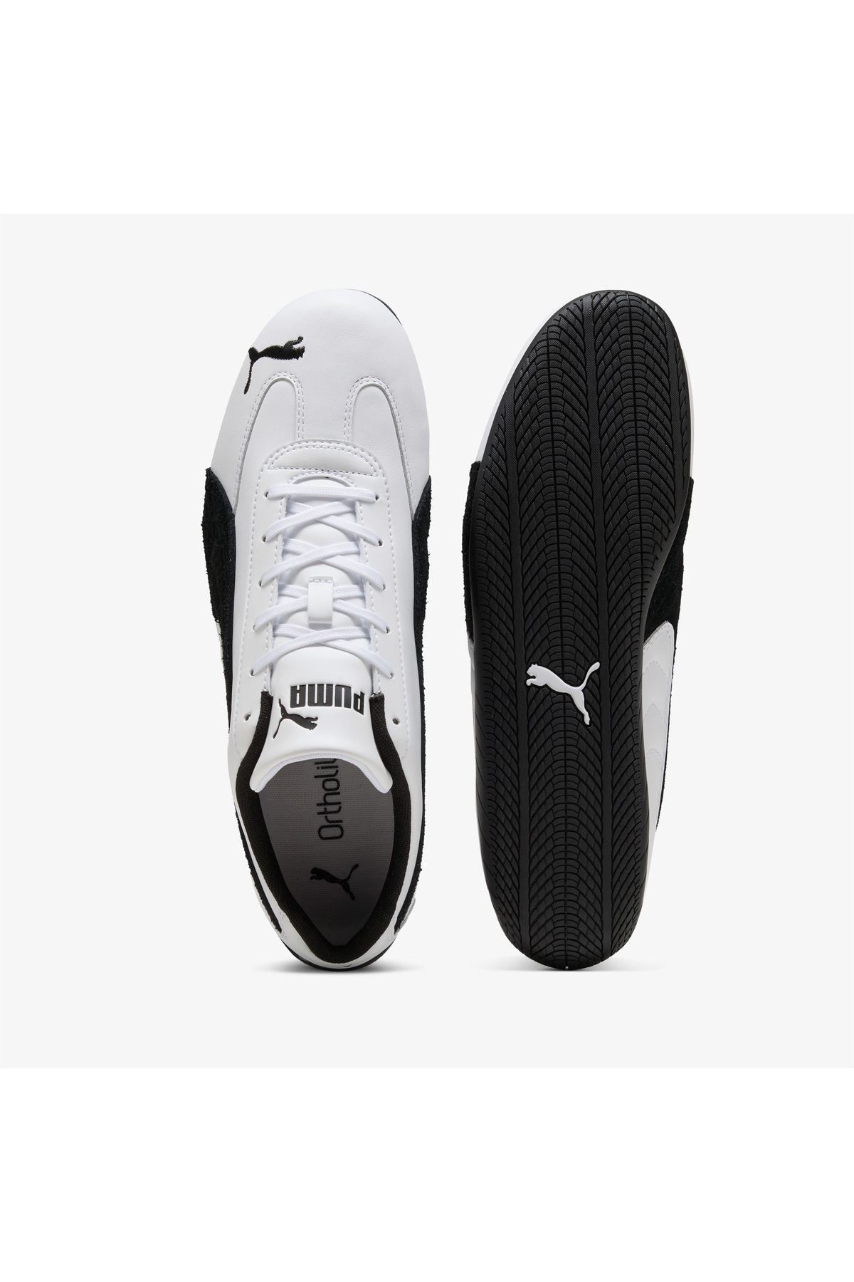 Puma Speedcat Leather Unisex Beyaz Spor Ayakkabı görsel 4
