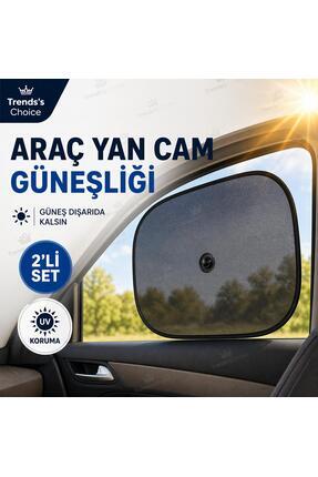 trends's choice Araç Oto Güneşlik Yan Cam Güneşlik Perde Vantuzlu Araç Yan Ca...