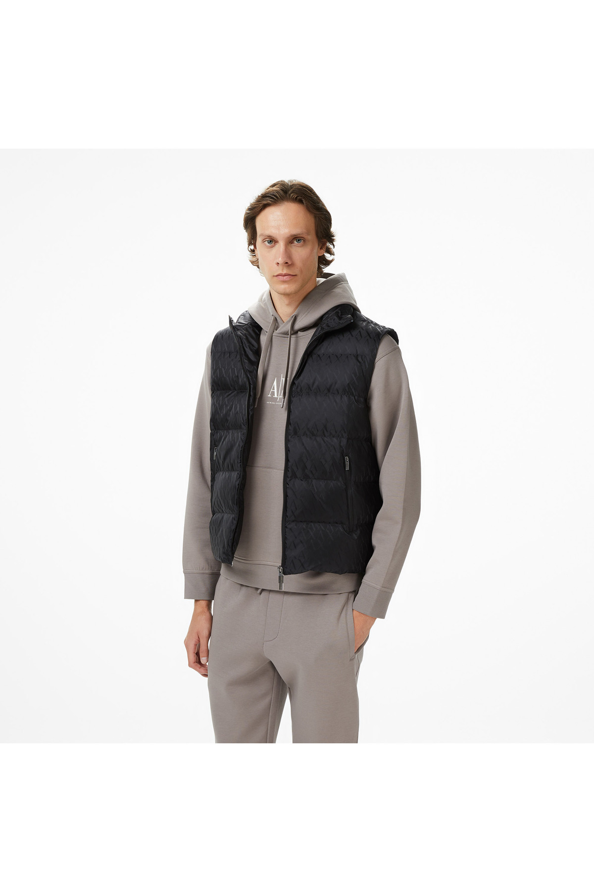 جلیقه مشکی مردانه آرمانی اکسچنج جلیقه Armani Exchange