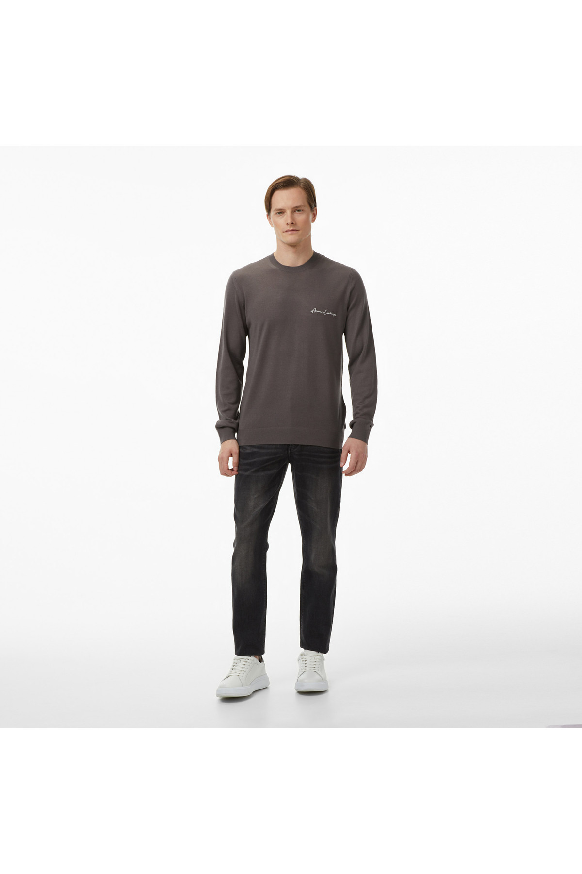 شلوار جین مردانه خاکستری آرمانی اکسچنج شلوار Armani Exchange