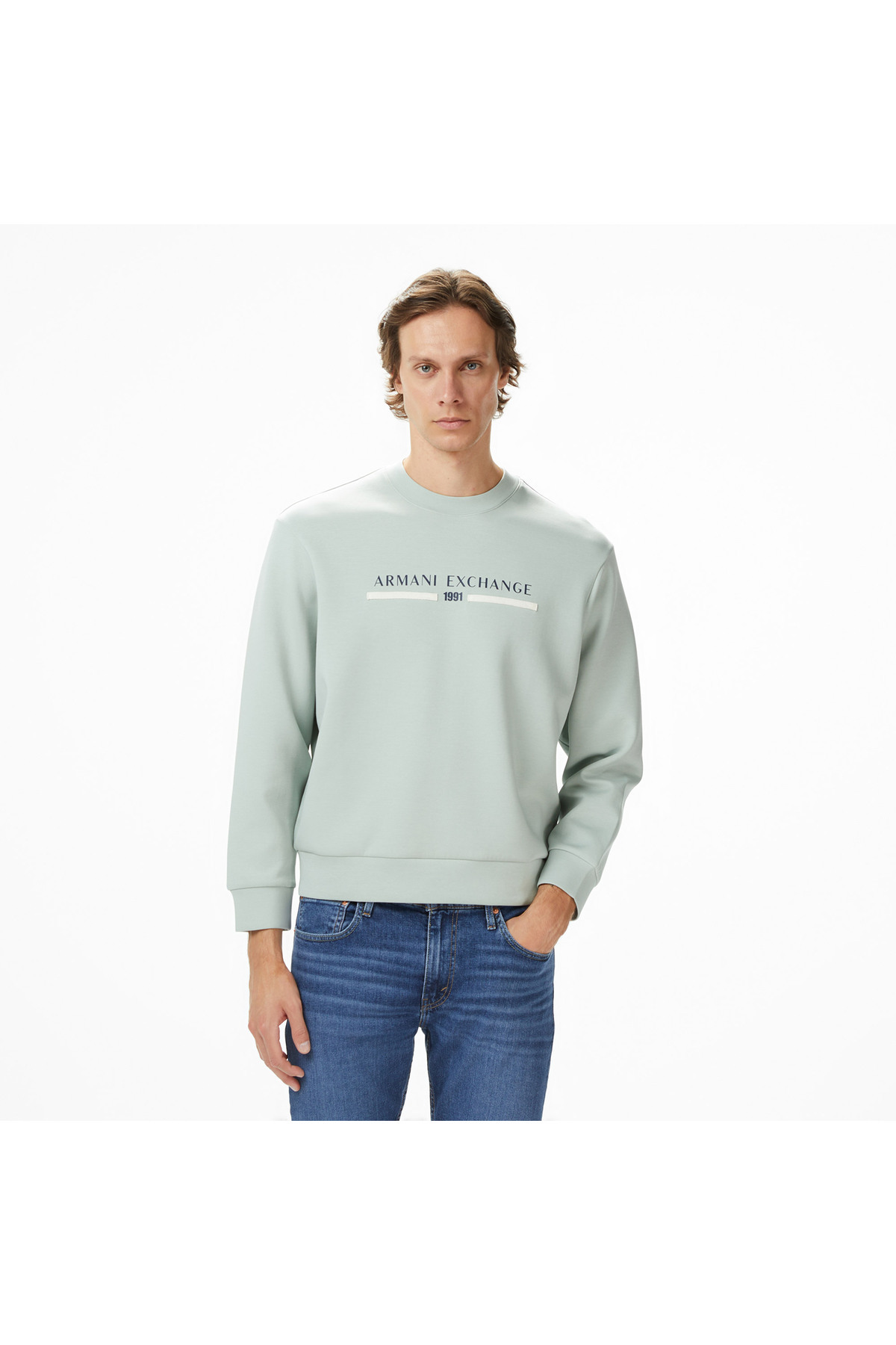 سویشرت خاکستری مردانه آرمانی اکسچنج سویشرت Armani Exchange