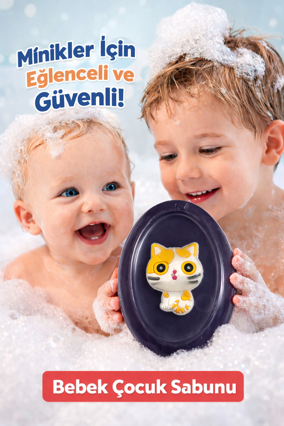 Seay Bebek Çocuk Sabunu / Güvenli ve Eğlenceli Banyo Deneyimi / Nazik Bakım Sabunu — 869856452369