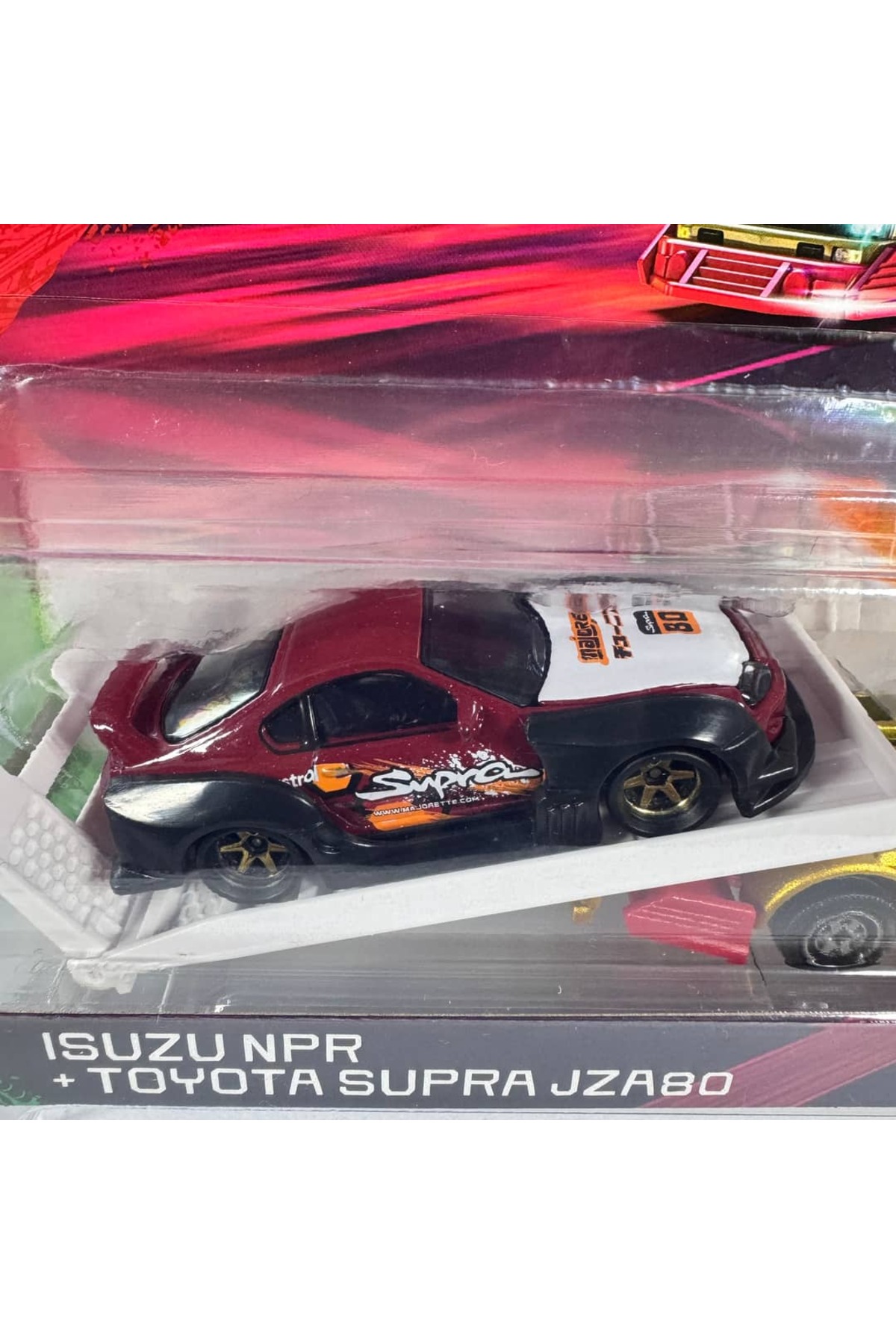 Majorette Jdm Legends Tuning Transporter Isuzu NPR - Toyota Supra