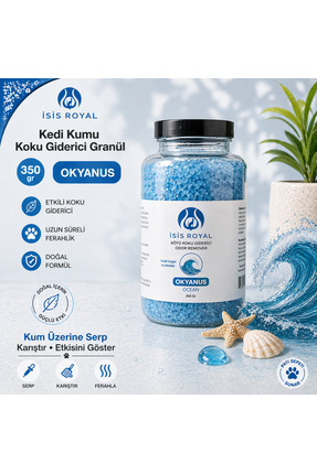 İSİS ROYAL Kedi Kumu Koku Giderici Granül 350 gr - Okyanus
