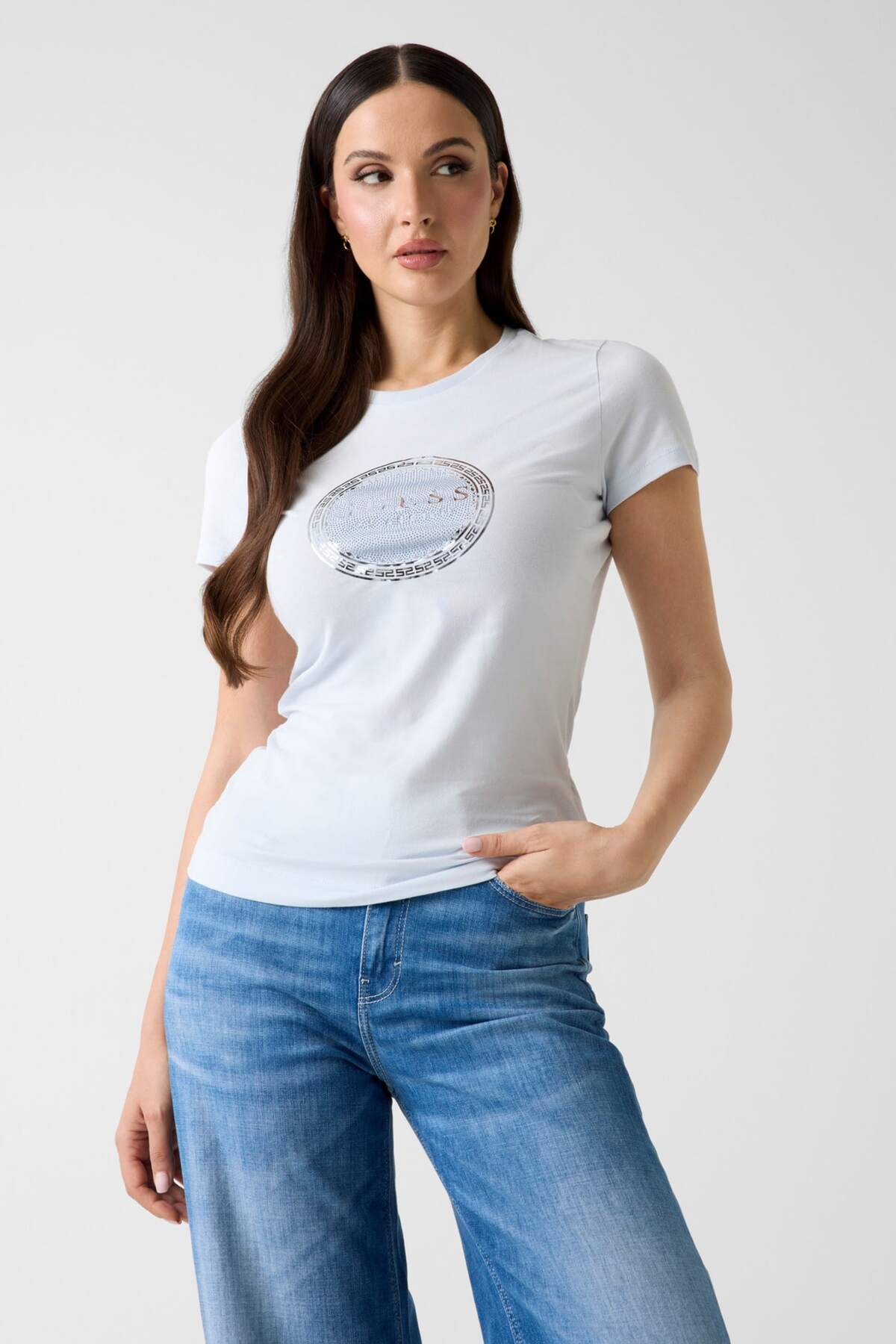 تیشرتزنانهGuessآبی