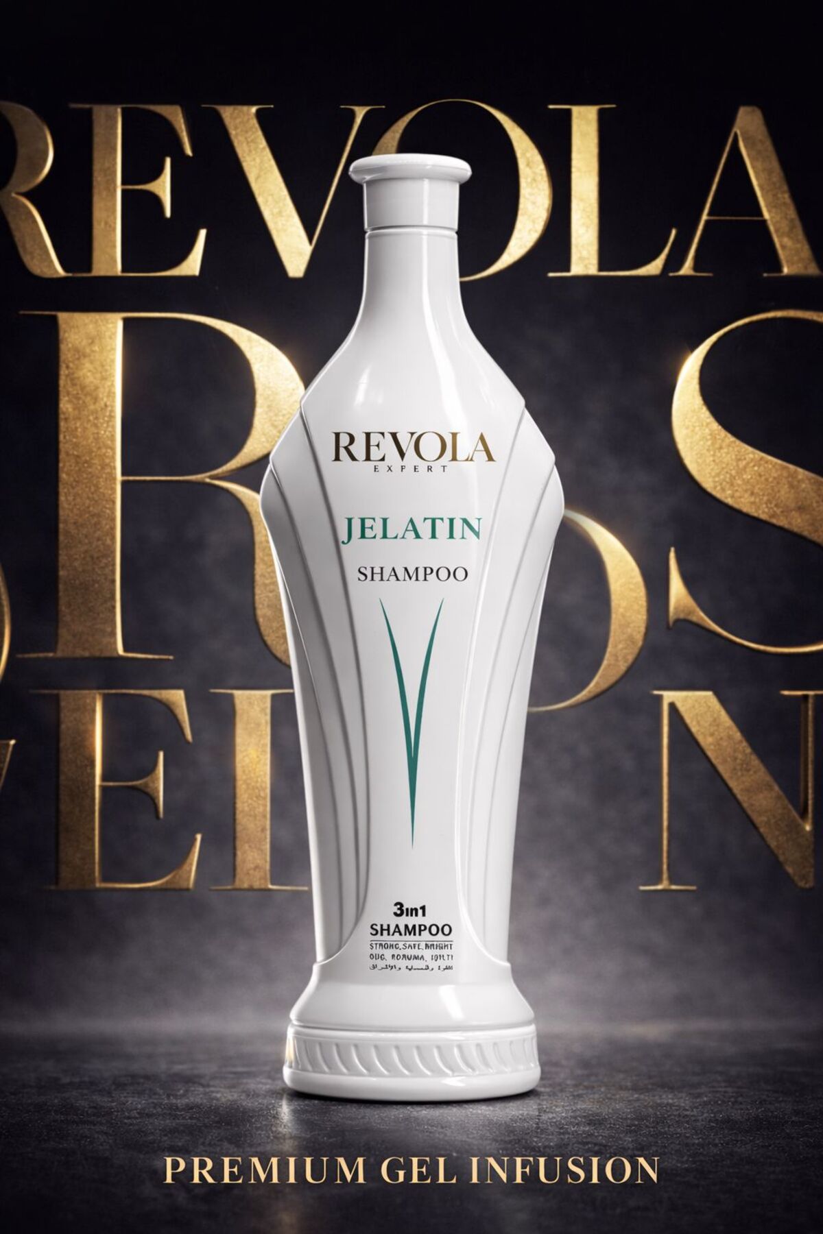 revola jelatin keratin bakım şampuanı 500ml jelatin sprey 50c jelatin saç maskesi 500ml saç bakım seti — smş01 — تصویر 3 از 5