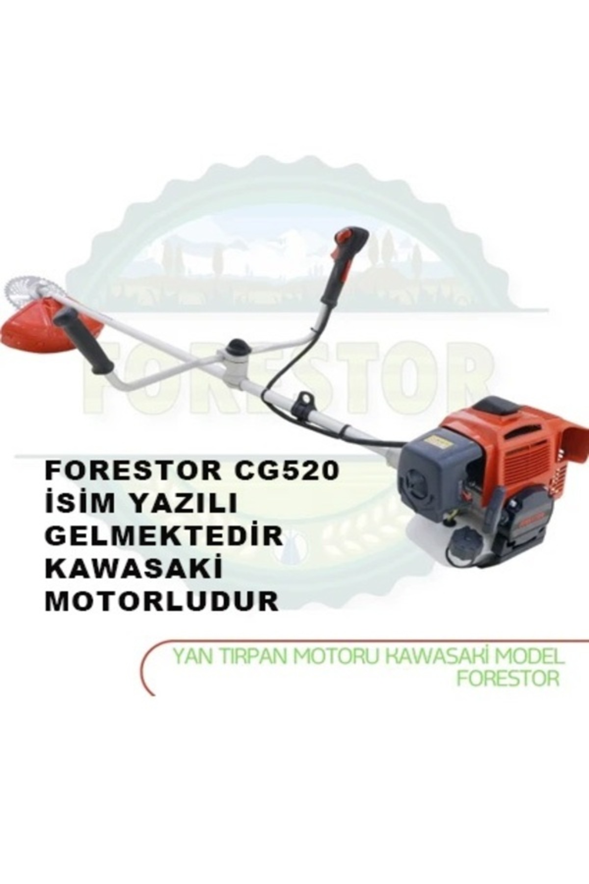 Kawasaki Tj53 Model Forestor 3.0 HP Benzinli Yan Tırpan - Fiyatı