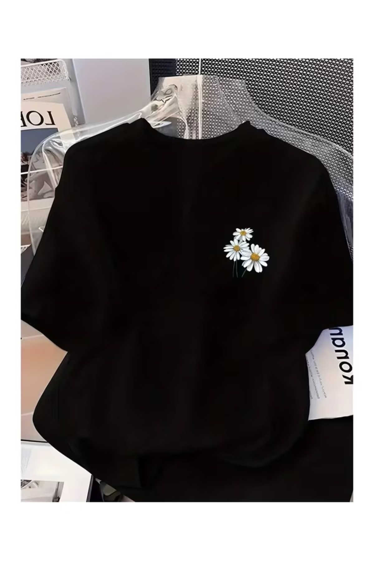 ZİYMO Daisy Patterned Unisex T-Shirt