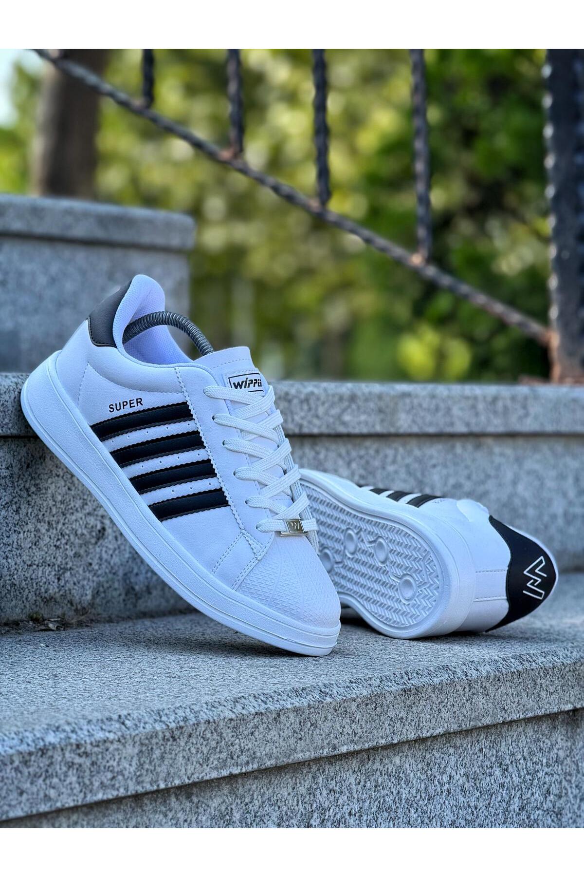 WİPPER Unisex Spor Ayakkabı Sneaker Hafif Ortopedik Eva Taban Memory Foam Günlük Kullanım İçin Rahat görsel 2