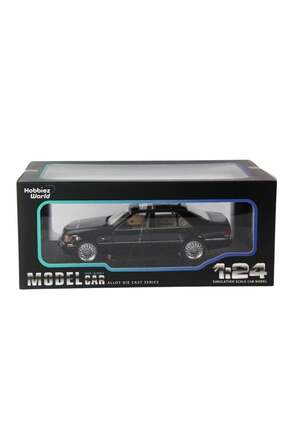 HOBBİEZ WORLD Bmw M3 E30 Premium Die-Cast Siyah 1/24 Model Araba
