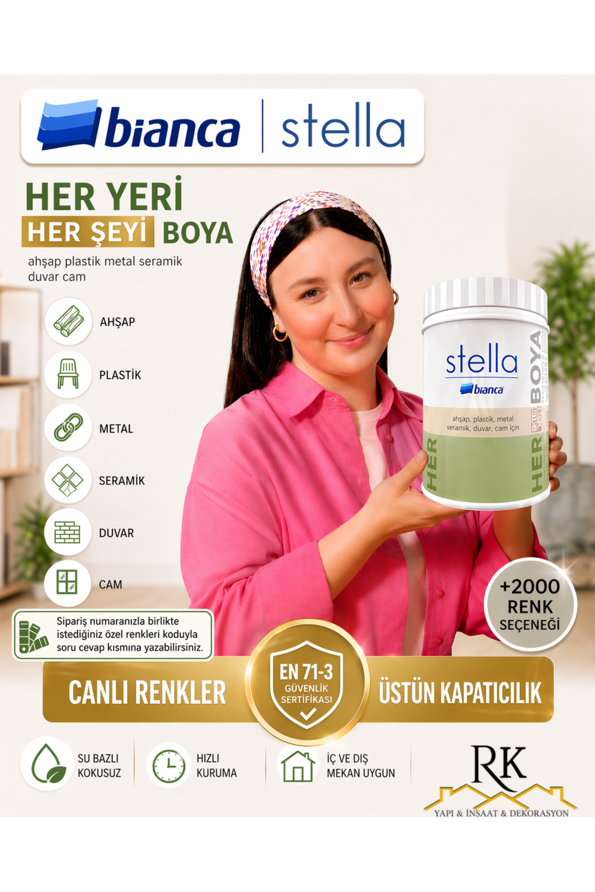 Stella Paint New Generation Life Paint Wardrobe-glass-wood-tile-plastic