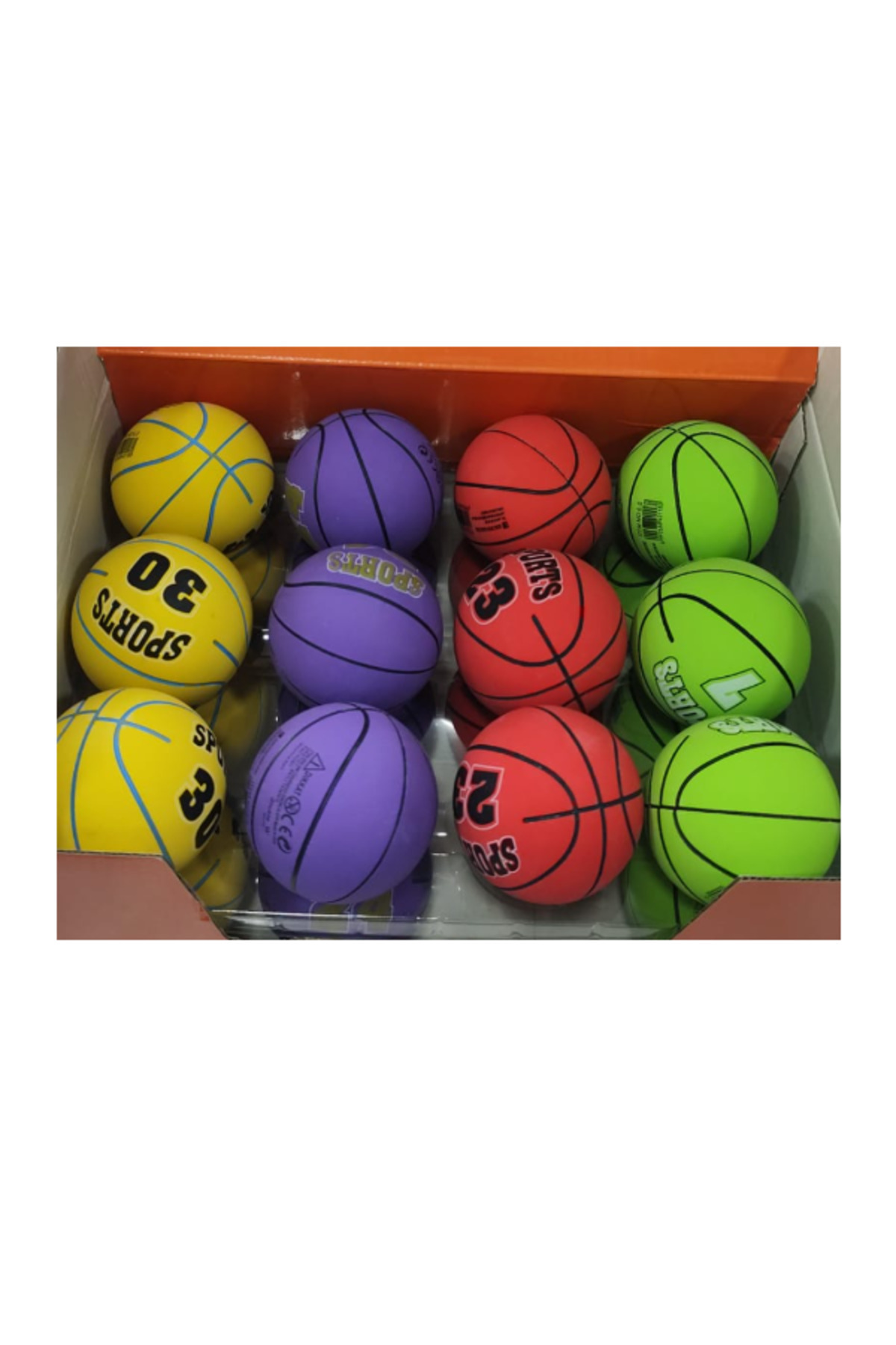 Flower Toys Mini Zıplayan Pu Basketbol Ve Futbol Topu 5 Metre