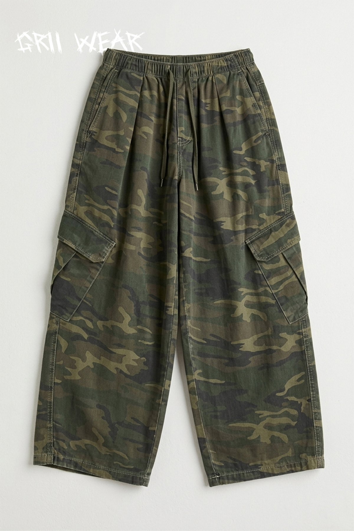 Extra Bol Unisex Baggy Kargo Cep Pantolon