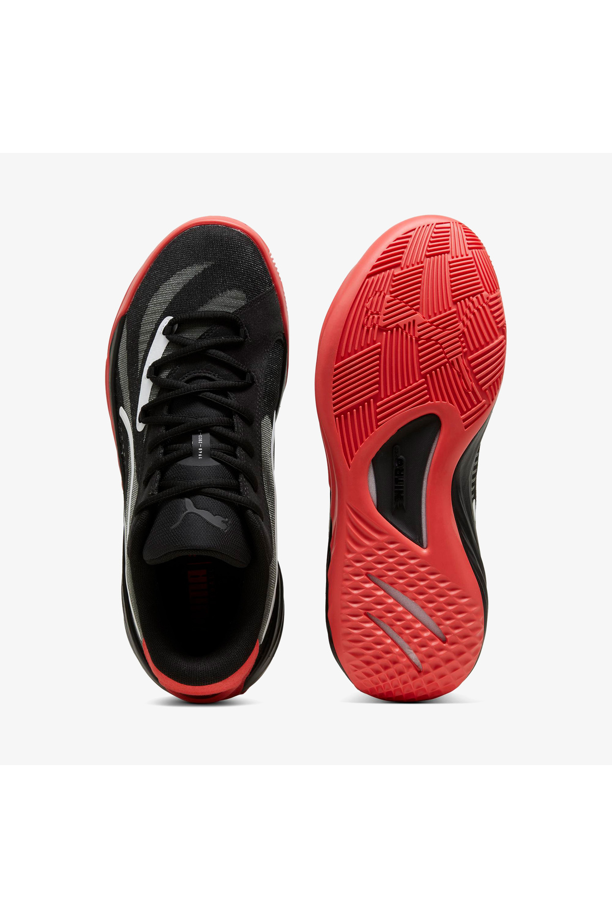 Puma All-Pro Nitro Unisex Siyah Basketbol Ayakkabısı görsel 7