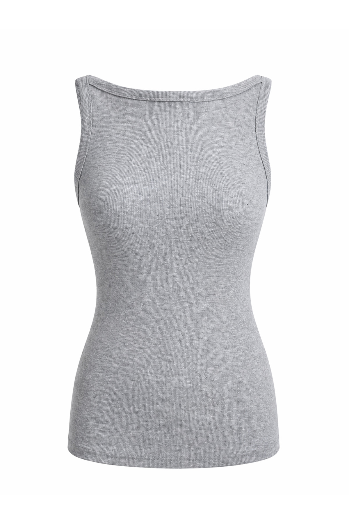 Ribbed Cotton Slim Fit Singlet