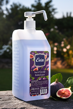 Evin İncir Çiçeği Kolonyası 1 Litre 70° Sprey Başlıklı