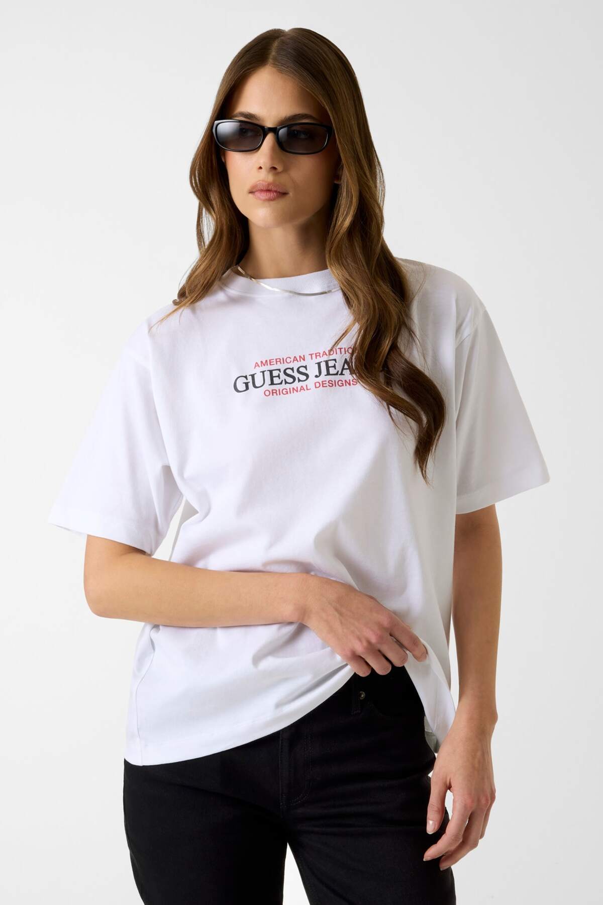 تیشرتزنانهGuessسفید تیشرتزنانهGuessسفید