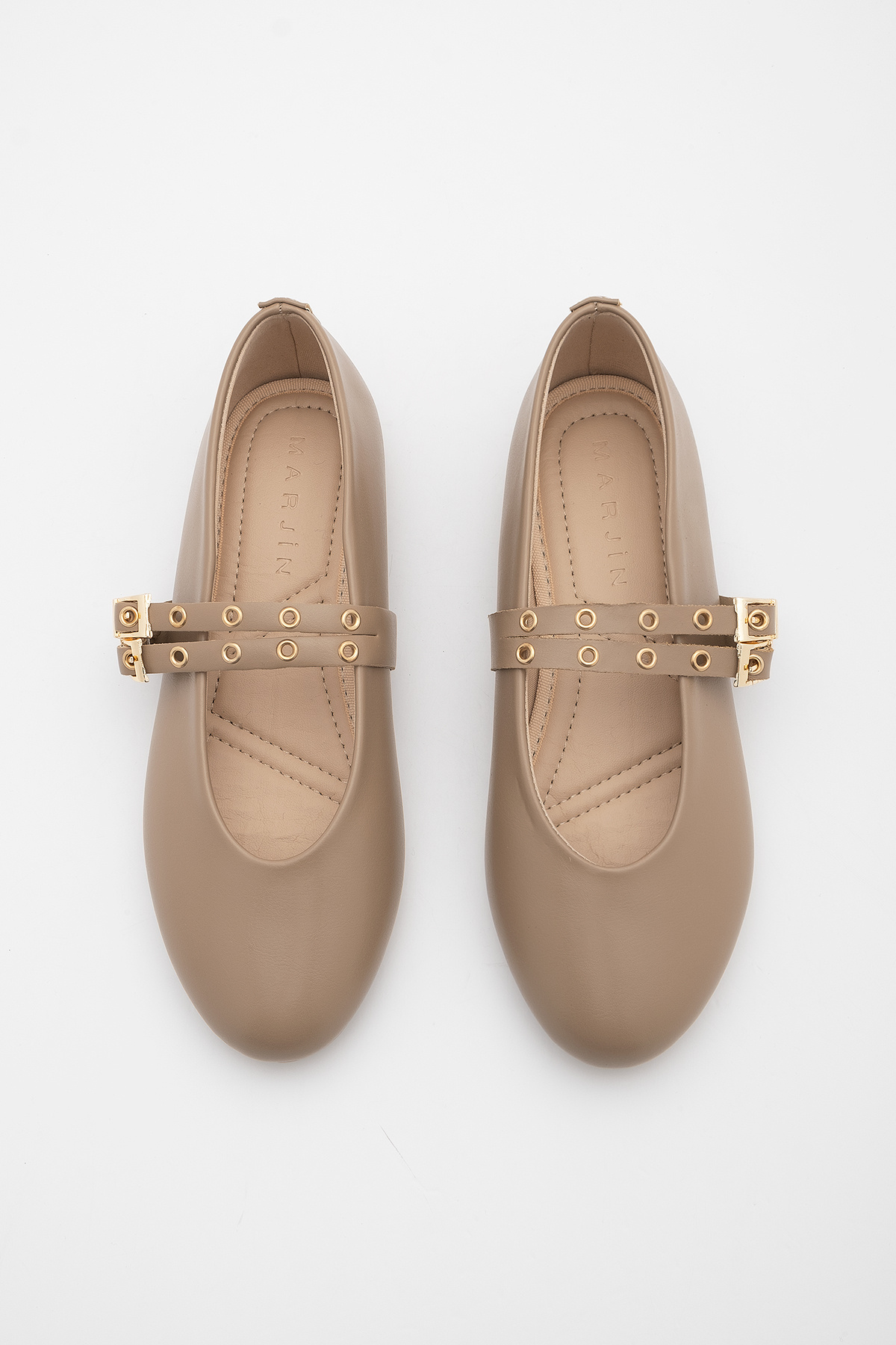 Women's Double Band Trojan Daily Flats Bekosa Mink
