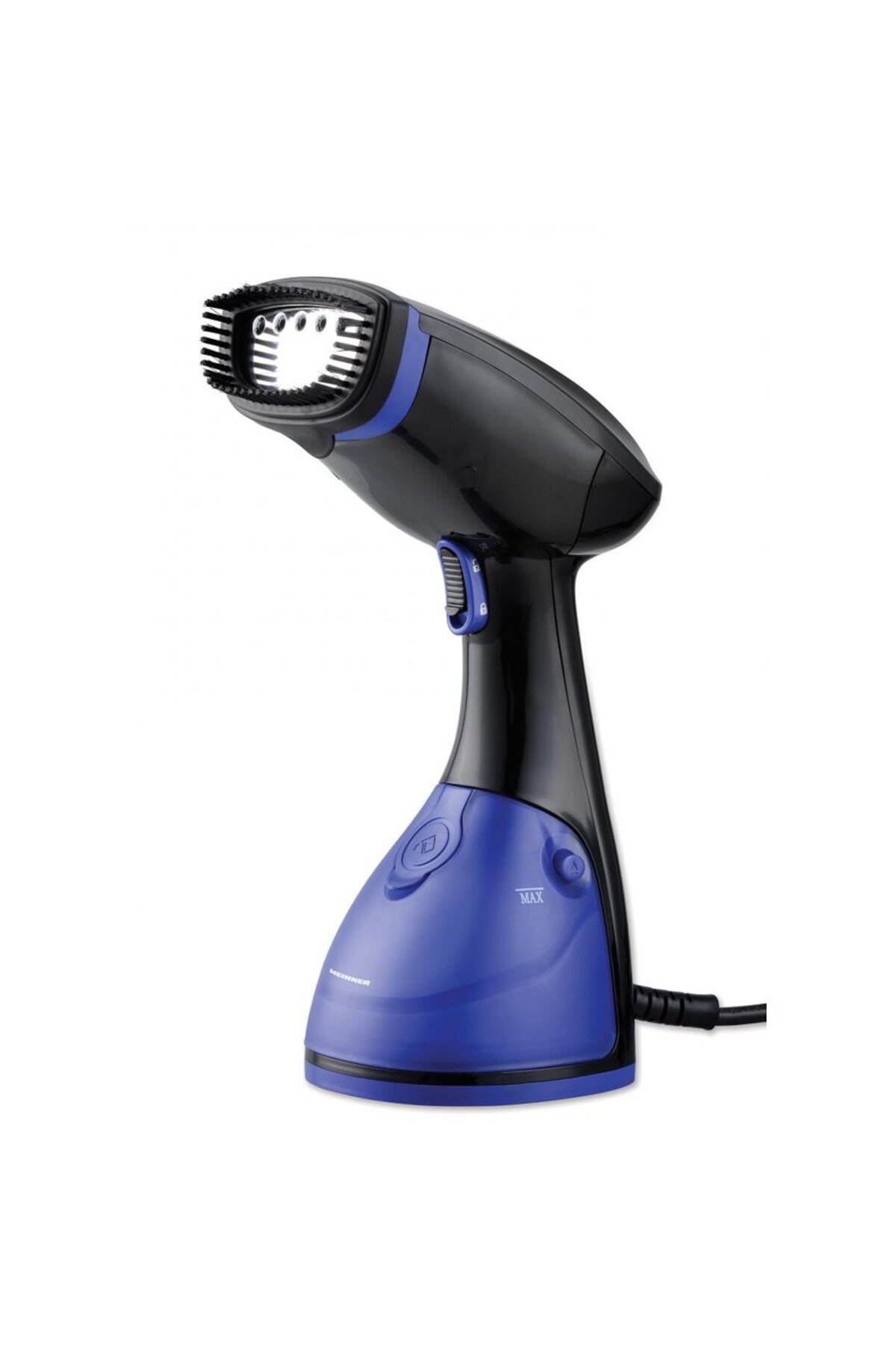 Heinner Вертикална парна ютия Heinner HGS-1600BK, 1630 W, 0.25 л (черна/синя)