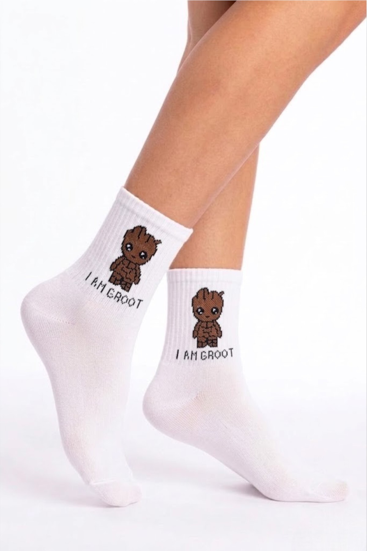 Socks Stores 6 Çift Unisex Pamuklu Renkli Kolej Çorap Seti, Erkek Kadın Soket Çorap görsel 6
