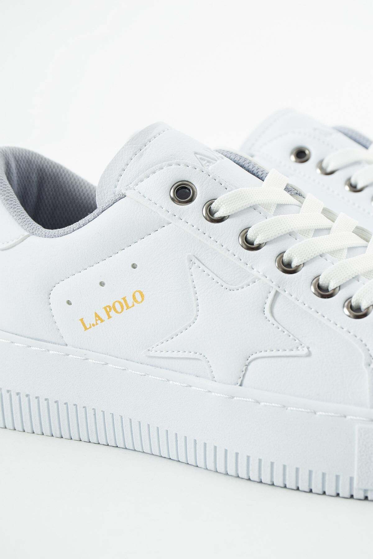 L.A Polo Beyaz Kadın Sneaker görsel 8