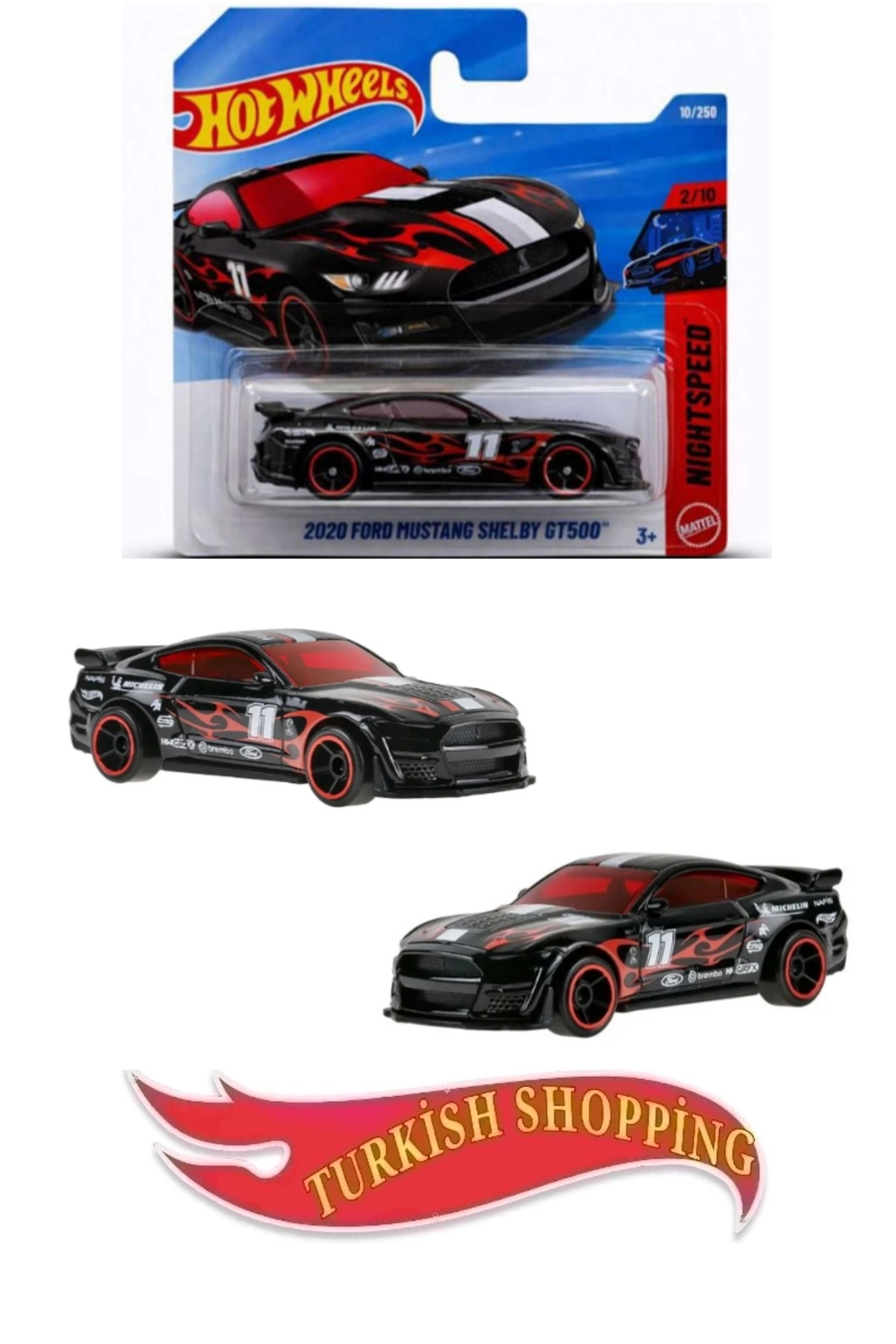 HOT WHEELS Ht Whels 1:64 Ölçek 2020 Ford Mustang Shelby Gt500