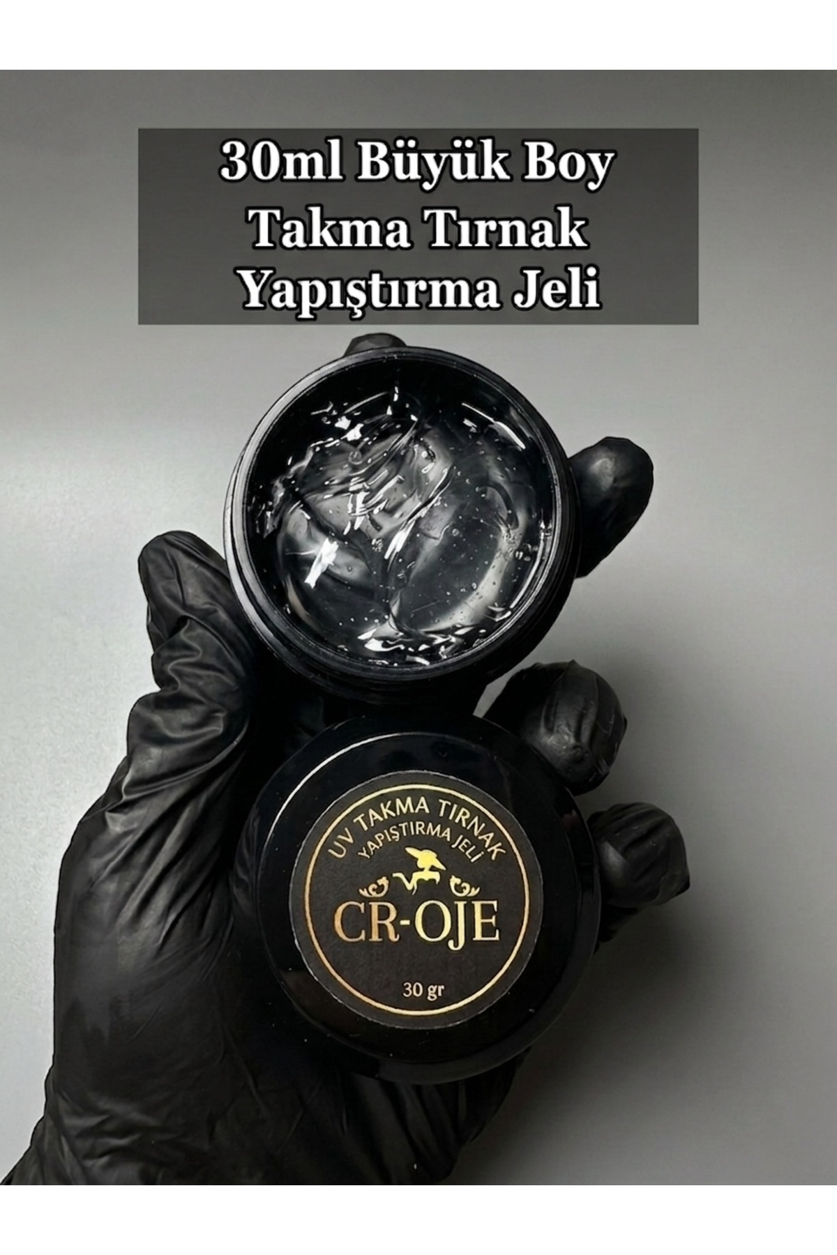 Takma Tırnak Yapıştırıcı Jel, Takma Tırnak Yapıştırma Jeli (Ele Yapışmaz) — سفید 30gryapıstırıcıjel