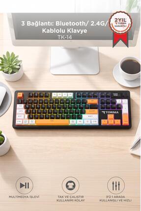 Torima Oyuncu Klavyesi Rgb Işıklı Dijital Ekranlı 3 Modlu Mekanik Hisli Kablo...