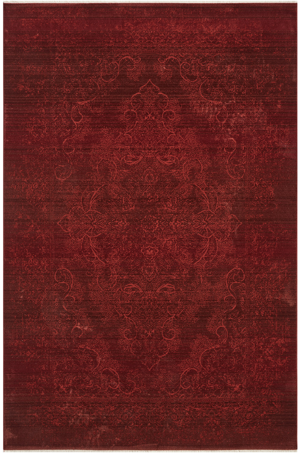 Emirgan Burgundy Anatolian Belly Motif Timeless Classic Soft Four Seasons Living Room Rug