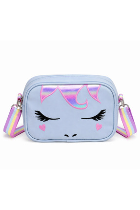 ICONE BAG Unicorn Nakışlı Kız Çocuk Çantası, Çocuk Omuz Çantası, Unicorn Çanta
