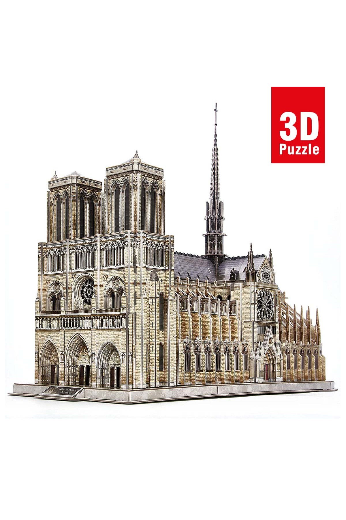 TOYFEST Cubic Fun 293 Parça 3D Puzzle Notre Dame - Fiyatı
