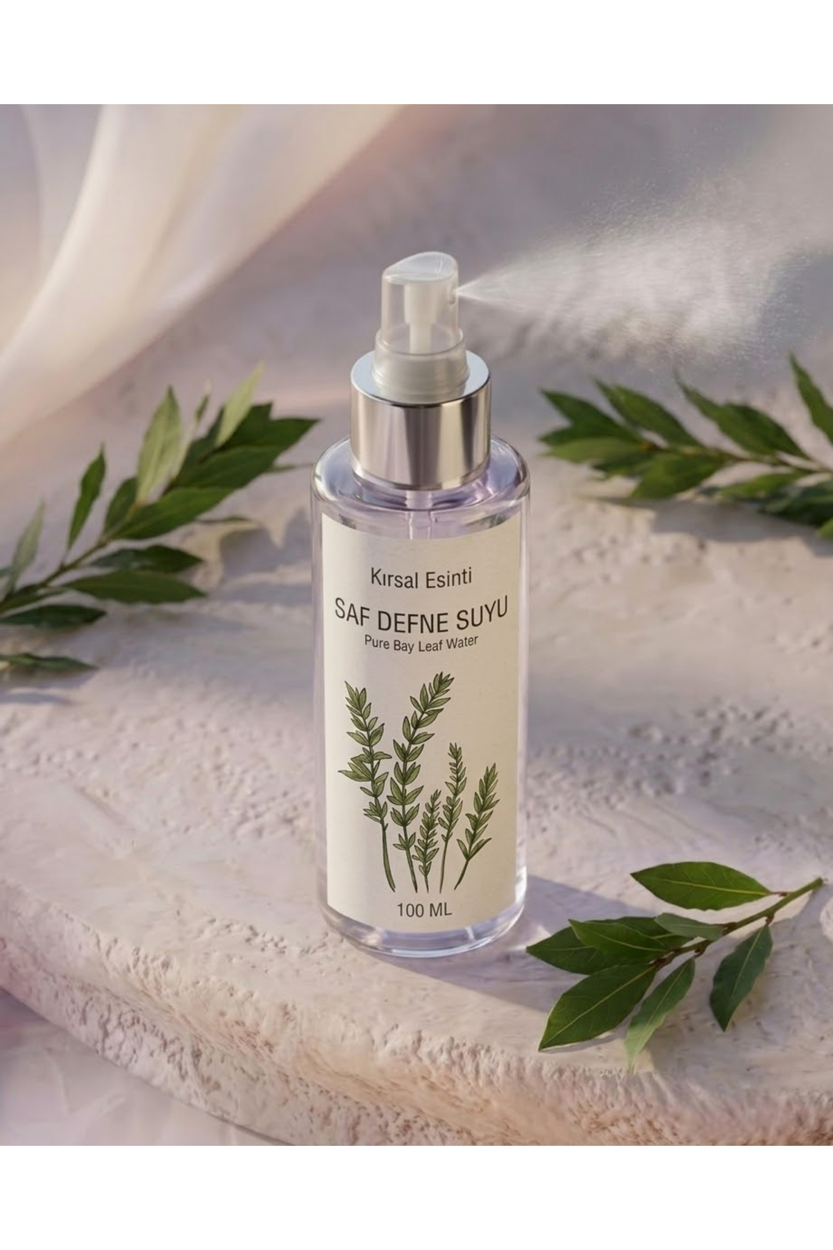 Defne Suyu - Saf Organik Defne Hidrosolü %100 Doğal 100 ML — تصویر 2 از 5